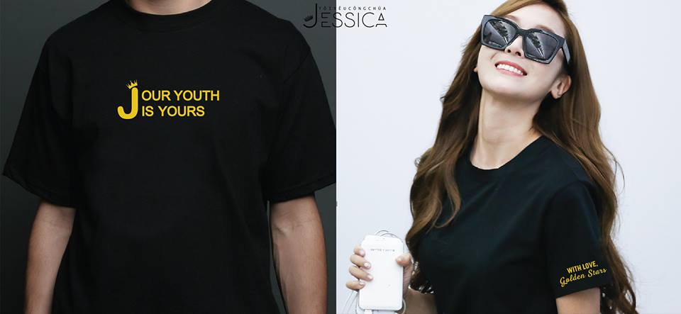chiếc áo chào mừng Jessica Jung về Việt Nam